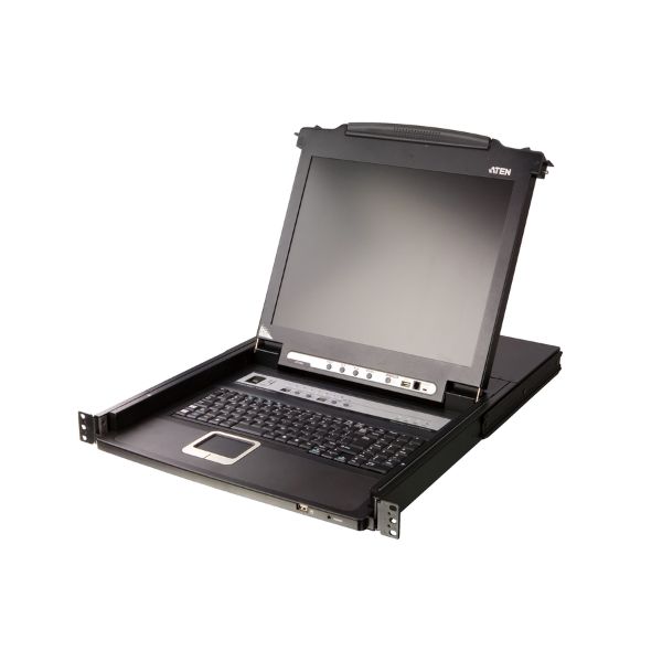 CL5708IM-ATA-AG - Bộ chuyển mạch KVM IP LCD 17" 8 cổng PS/2-USB VGA. Sản xuất tại Mỹ.