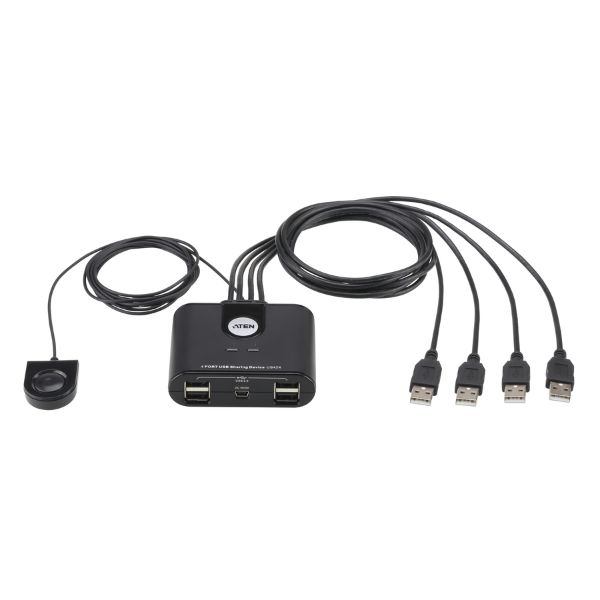 US424 ATEN - Bộ chuyển mạch chia sẻ thiết bị ngoại vi USB 2.0 4x4