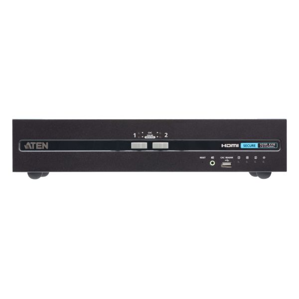 CS1142H4C-AT-G - Bộ chuyển mạch KVM bảo mật 2P USB HDMI màn hình kép PP4