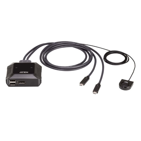 US3312 ATEN - Bộ chuyển mạch KVM cáp DP USB-C 4K 2 cổng