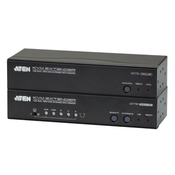 CE775-AT-G - Bộ mở rộng KVM USB VGA D.View Cat 5 kèm DKW