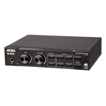 VP1421 ATEN - Bộ chuyển đổi ma trận trình bày 4K thực sự 4 x 2 với tính năng chia tỷ lệ, DSP và HDBaseT-Lite