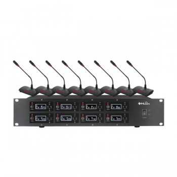 HUAIN - Hệ thống Micro hội nghị không dây UHF 8 kênh